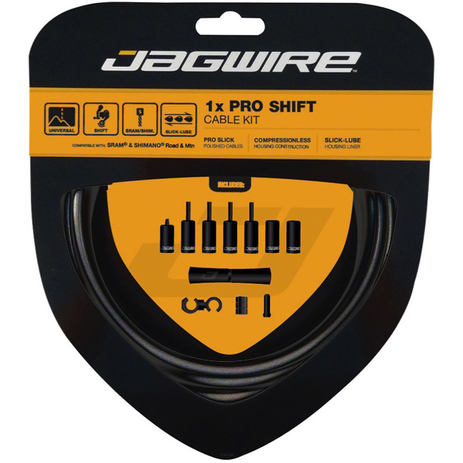 Набор рубашек и тросиков переключения Jagwire Pro Shift Kit 1X Black (PCK550)