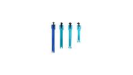 Стрепы к мотоботам Leatt 4.5 FlexLock Strap Kit (Aqua, OS, 2022 (3022060600))