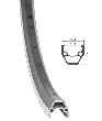 Обод для велосипеда двойной 28/29 32h Stels, V-brake, черный HLQC-02AB JHT