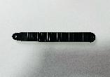 Гребенка для сноубордических креплений 19х165 аналог Salomon черная "Р"