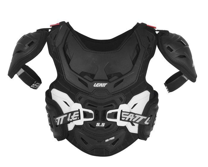 Защита панцирь подростковый Leatt Chest Protector 5.5 Pro HD Junior (Black/White, OS, 2023 (50142101