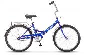 Велосипед складной Stels Pilot-710 d-24 1x1 14" синий