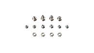 Болты наколенников подростковых Leatt Z-Frame Junior Bolt Kit Pair (Black, OS, 2023 (4020004710))