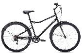 Велосипед городской Forward Parma d-28 1x7 (2022) 19" черный матовый/белый
