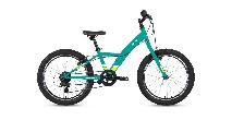 Велосипед детский Forward Dakota 20 1.0 1x6 (2024) бирюзовый/ярко-зеленый
