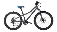Велосипед подростковый Forward Unit 2.0 D d-24 1x6 (2024) 12" темно-серый/синий