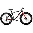 Велосипед фэтбайк Forward Bizon D d-26 1x8 (2023) 18" черный/красный