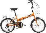 Велосипед складной Novatrack TG-20 Classic 3.1 d-20 1x6 (2020) 14" оранжевый