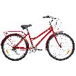 Велосипед городской Forward Barcelona 2.0 d-26 1x7 (2024) 17" красный/белый