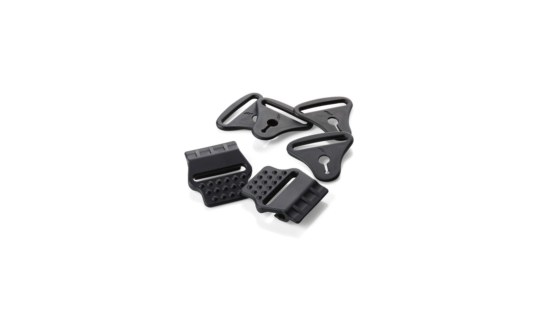 Застежки наколенников POD KX 2.0 Strap Clip & Loop Set (Black, OS, 2022 (KP341-001-NS))