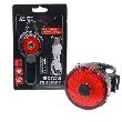 Фонарь для велосипеда задний COB USB 220mAh круглый