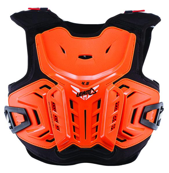 Защита панцирь подростковый Leatt Chest Protector 4.5 Junior (Orange/White, L/XL, 2022 (5017120120))