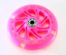Колесо для самоката KMS d120мм PU pink (с подшипниками Abec 7, с подсветкой)