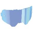 Линза Leatt Iriz Blue Lens 49% (8019100072)