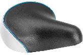 Седло для велосипеда AZ-5112 (225x185) черно-белое