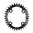 Звезда передняя для велосипеда VXM NW Oval 32T, 96BCD, черная