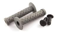 Грипсы BMX Clarks С100 серые (заглушки) L=145mm