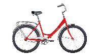 Велосипед складной Кама d-26 1х1 (2024) 18.5" красный/серебристый